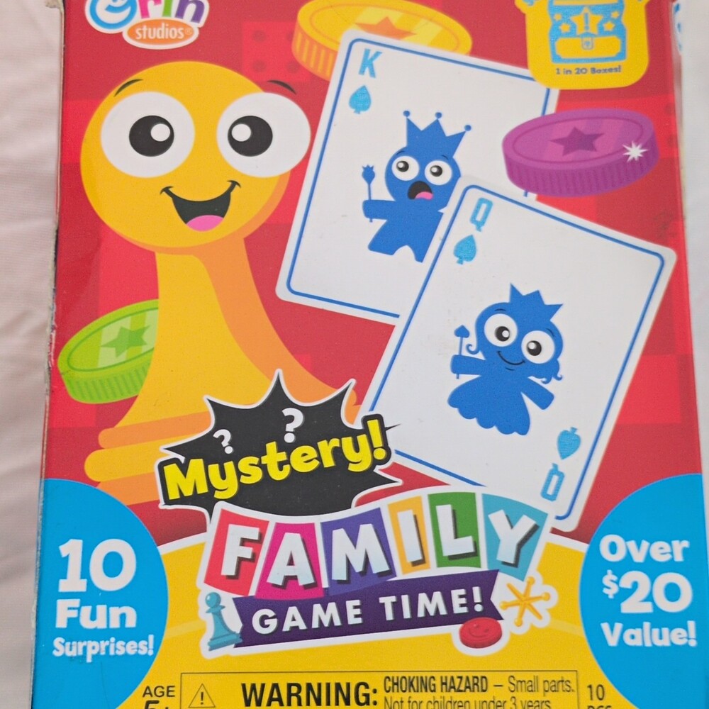 Goliath Mystery Family Game Time! Mystery Surprise Box Complete Game 2+ 3+